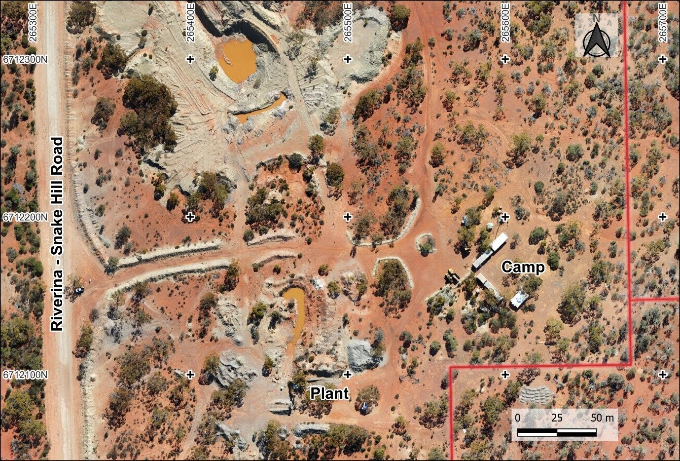 Camp and plant layout